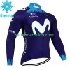 Movistar Radtrikot Winter Thermal Fleece 2023